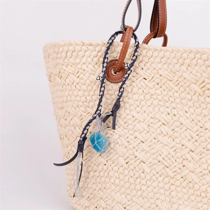 Charm Gemstone Keychain | Hand Woven Healing Accessories high quality