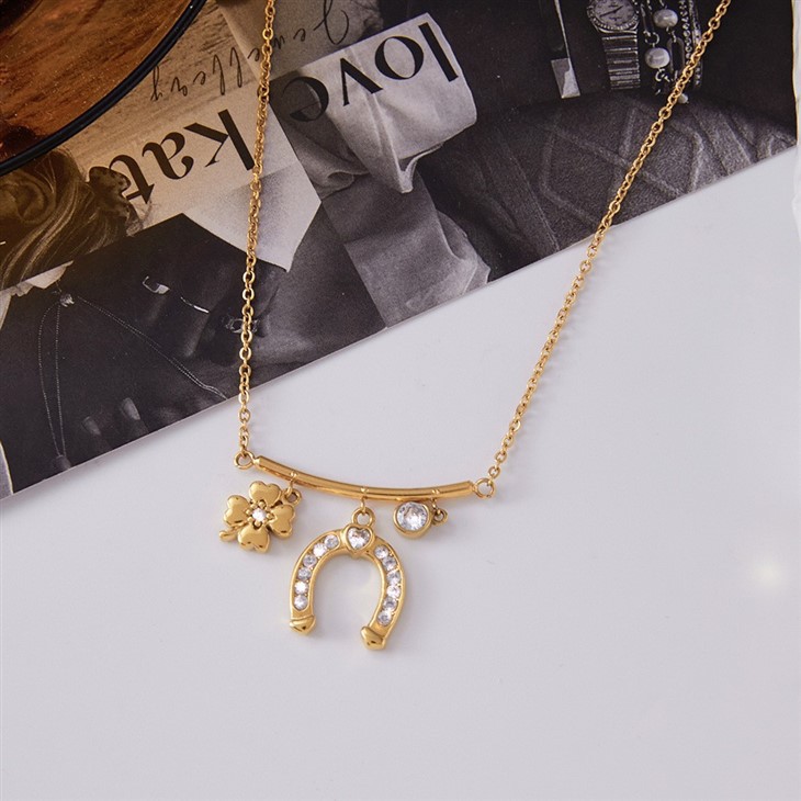 Horseshoe Charm Necklace price