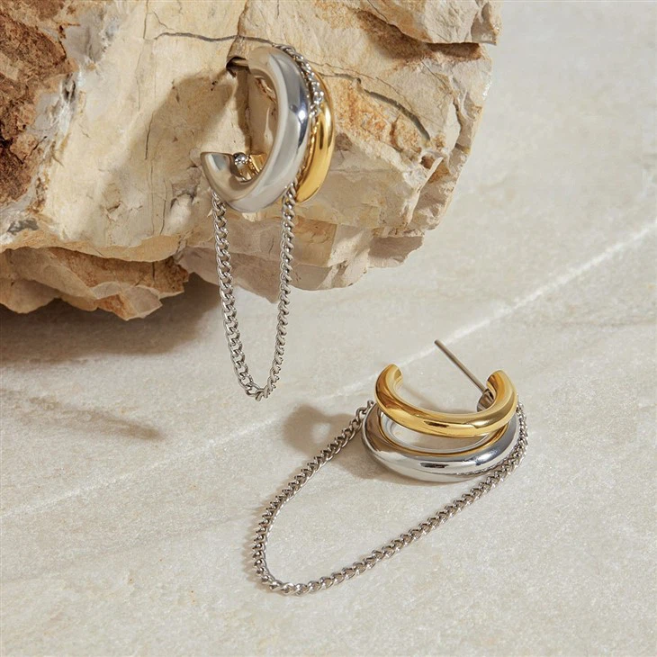 Tassel C Hoop Earrings best