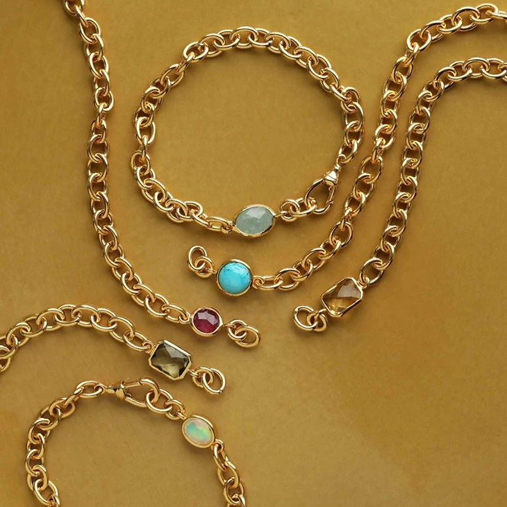 Vintage Color Stone Bracelet high quality